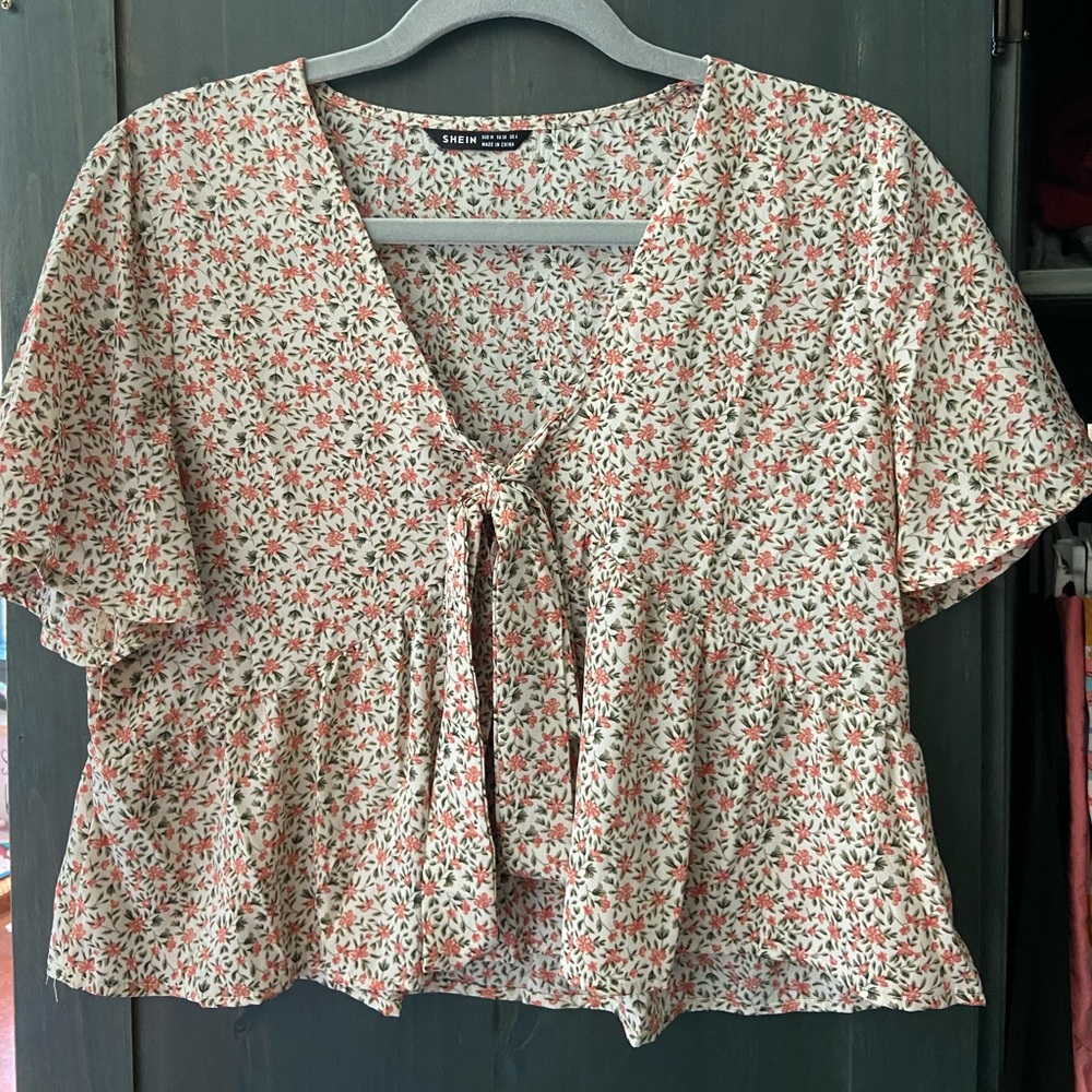 SHEIN floral top